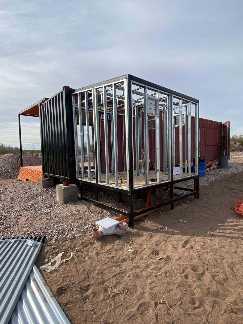 Equipo de RM Servicios Integrales trabajando en una obra en Santa Rosa